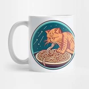 Galactic Spaghetti Cat Mug